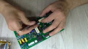 Ремонт платы газового котла Электролюкс. Ошибка Е3.