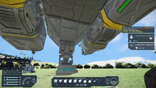 Welding Ship Mk2 - Space Engineers Build Along смотреть онлайн