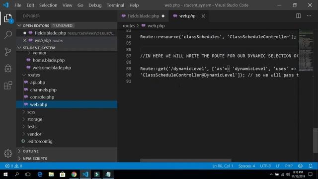 Laravel 6 Student Information System Part 21 Class Scheduled Dynamic Level Episode 5 смотреть онлайн