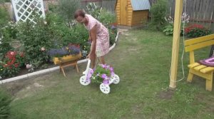 Подставка для кашпо с цветами Велосипед. Подробно с рассуждением