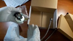 Распаковка JACOB DELAFON BRIVE E75762-CP Смеситель для умывальника однорычажный.