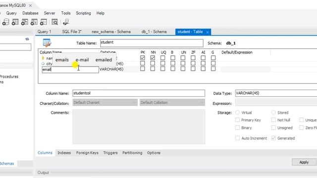 Could not set a new data type in MySqL; the given data type contains errors смотреть онлайн