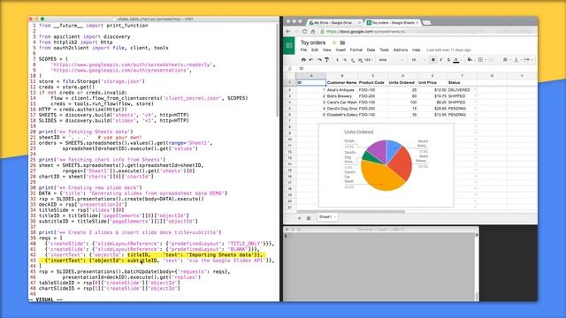 Generating slides from spreadsheet data смотреть онлайн
