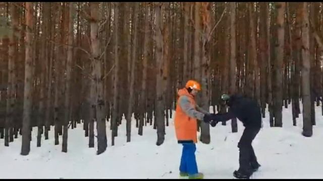 Первое знакомство со сноубордом смотреть онлайн