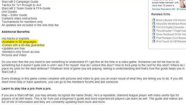 Review of Starcraft 2 Guide, from Shokz [Video Summary] смотреть онлайн
