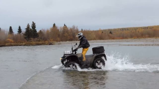 Проезд по горной реке ЛЕМВА на квадрацикле смотреть онлайн