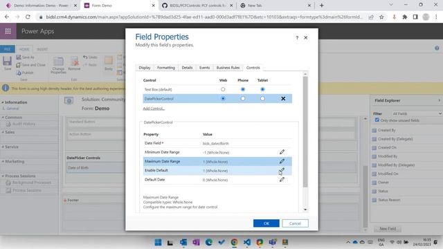 Configurable #datepicker control #fluentui #mda #dataverse #pcf #controls смотреть онлайн