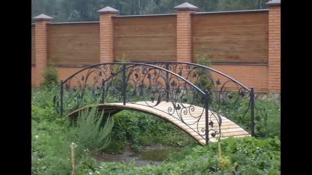 Романтические декоративные мостики в ландшафтном дизайне смотреть онлайн