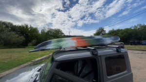 КУПИЛ ПЛАСТИКОВЫЙ КАЯК  FISHER KM-07