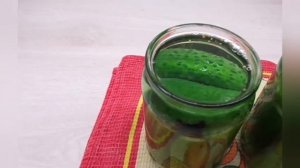 Маринованные огурцы с лимонной кислотой. Хрустящие и очень вкусные.