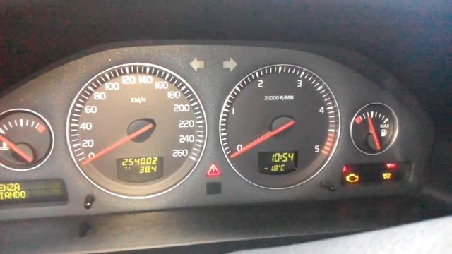 Запуск дизеля в -18#Cold start#Volvo s60 D5 163 л.с. 2003 смотреть онлайн