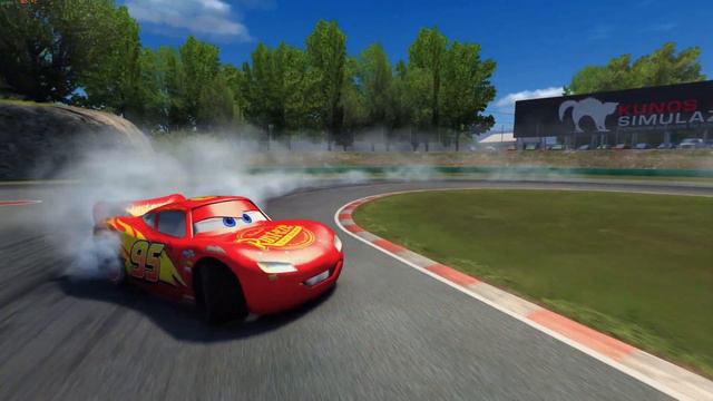 Lightnign McQueen Drifts Famous Sim Tracks Ep2 Assetto Corsa Default Drift Track смотреть онлайн