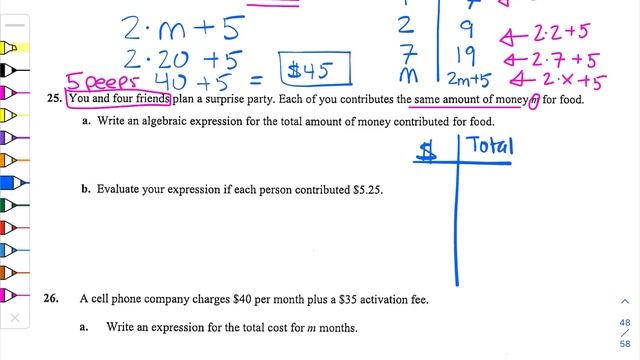 Math 7 - Unit 5 Packet - Pg 47 смотреть онлайн