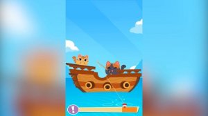 КОТЕНОК РЫБОЛОВ МяуСим - мультик игра для детей про маленьких котиков. Коты ловят рыбу #ПУРУМЧАТА