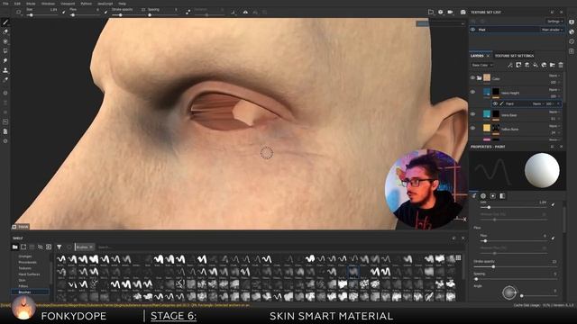 Substance Painter для начинающих! | Часть 6 - Материал кожи человека смотреть онлайн