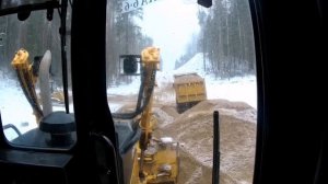 Бульдозер. Планировка. Строительство дороги.