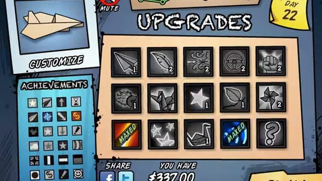 прохождение мини игры :"бумажный самолётик"часть 2 смотреть онлайн