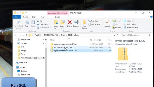 SQL Developer - Adding the JDBC driver for MySQL connection (Windows 10) смотреть онлайн