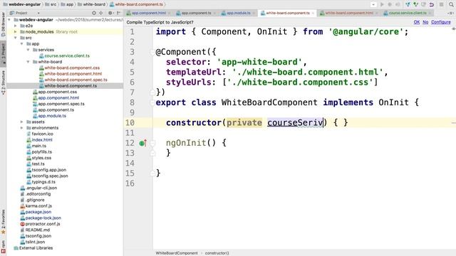 M5L1 3 angular services fetching from rest web service findAllCourses смотреть онлайн