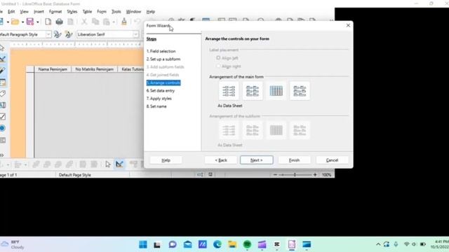 How to use Base Database in Libre Office ( Part 2 - Queries & Form ) смотреть онлайн