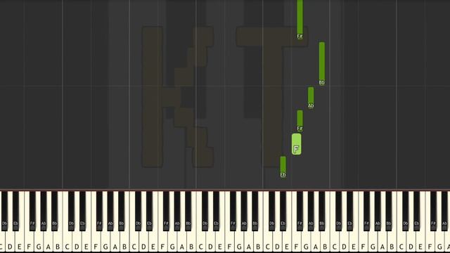 Darkness Falls from Deltarune - Easy Mode [Piano Tutorial] (Synthesia) смотреть онлайн