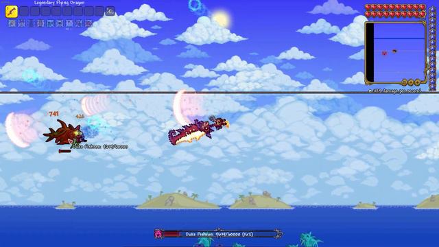 Terraria Fargo's Souls Mod || Duke Fishron No-Hit (Cruel Eternity God Rules) смотреть онлайн