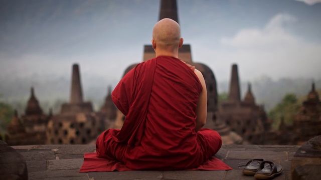 Буддийская музыка для медитации, пение монахов, расслабление ума, тела для позитивной энергии