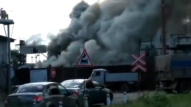 Пожар в Оренбурге смотреть онлайн