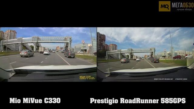 Prestigio RoadRunner 585GPS или Mio MiVue C330? сравнение обзора смотреть онлайн