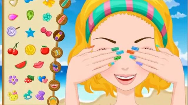 Бесплатные игры онлайн Nails Makeover Games Макияж, салон красоты игра смотреть онлайн