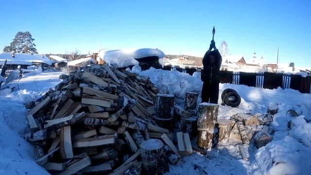 Колим дрова в деревни смотреть онлайн