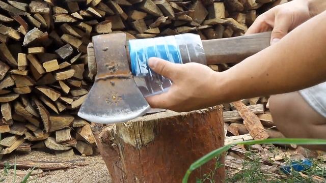 Защита рукоятки топора от сколов смотреть онлайн
