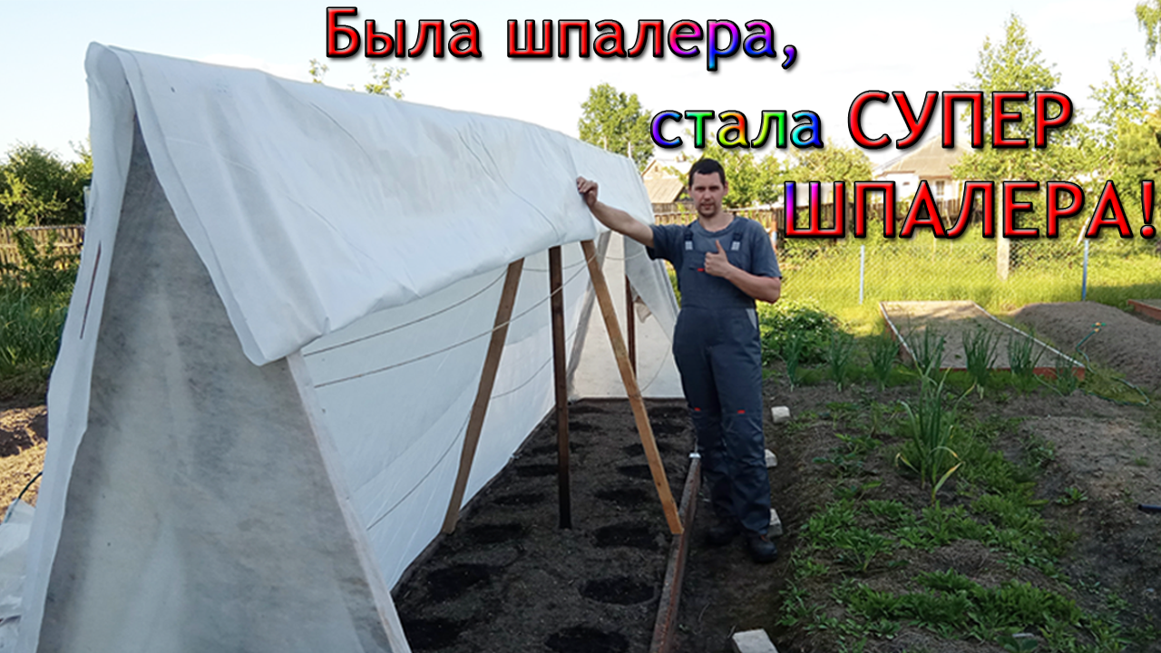 Шпалера для огурцов. Модернизация шпалеры своими руками! Из Столицы в Деревню. смотреть онлайн
