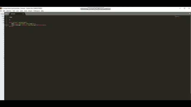 post method in PHP смотреть онлайн