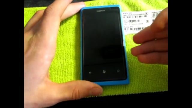 Посылка с aliexpress. Оригинальный восстановленный Nokia Lumia 800 смотреть онлайн