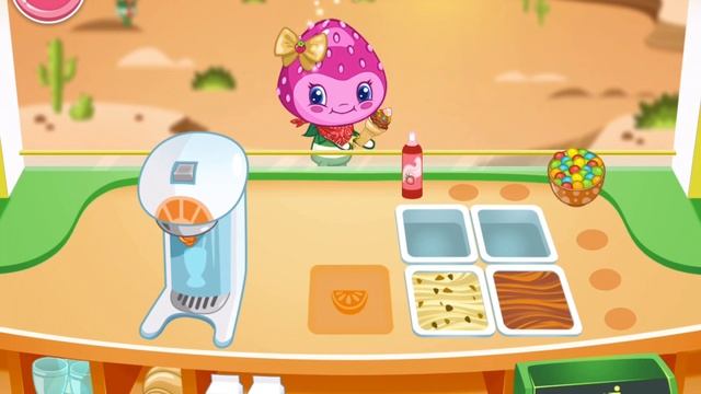 Земляничка: Остров мороженого - Летние сладости для ягодных подружек * Мультик игра для детей