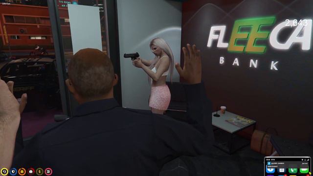 Ramee & Carmella Take Police a Hostage for Fleeca Bank смотреть онлайн