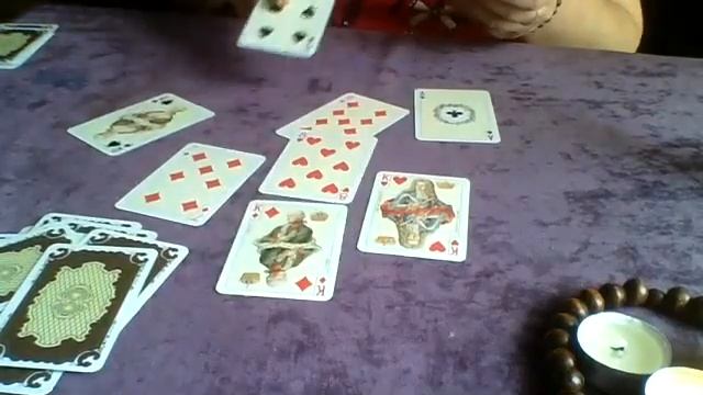 Общий расклад. Отношения.Червовый король-Трефовая (крестовая) дама. Ближайшее будущее. смотреть онлайн