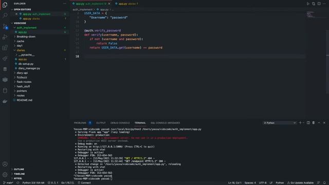 Basic Auth With Flask+Python смотреть онлайн