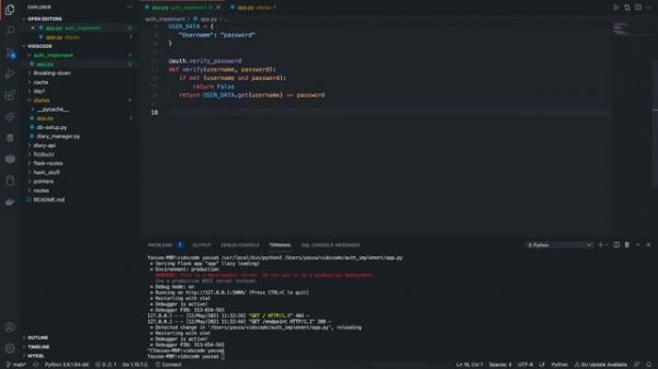 Basic Auth With Flask+Python