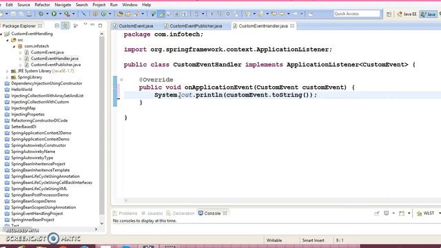 34.Custom Events in Spring. смотреть онлайн