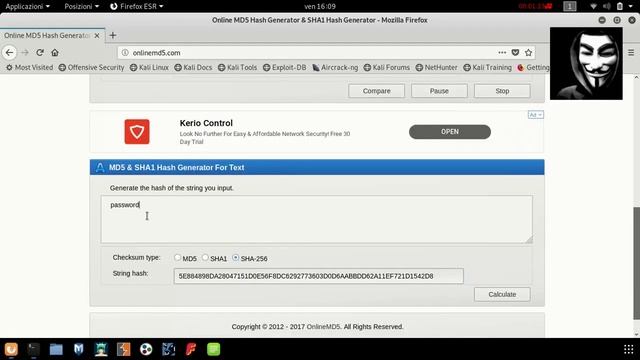 Hash identifier Kali Linux Tool (md5+sha1+crc) смотреть онлайн