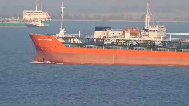Керченский пролив.Судно с химикатами Април. Судоходство Керчь.20.03.2021. смотреть онлайн