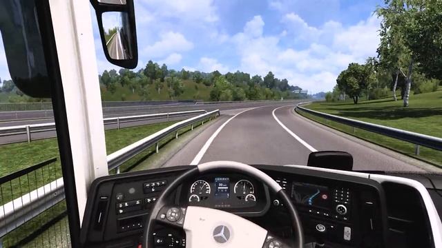 Mercedes Benz - New Travego 15 SHD | ETS 2 1.45 смотреть онлайн
