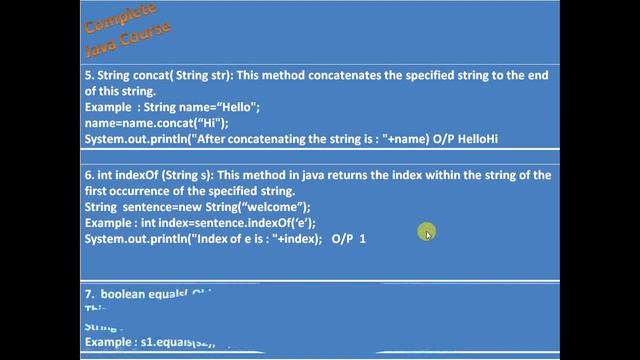 String Class In Java Part 2 смотреть онлайн
