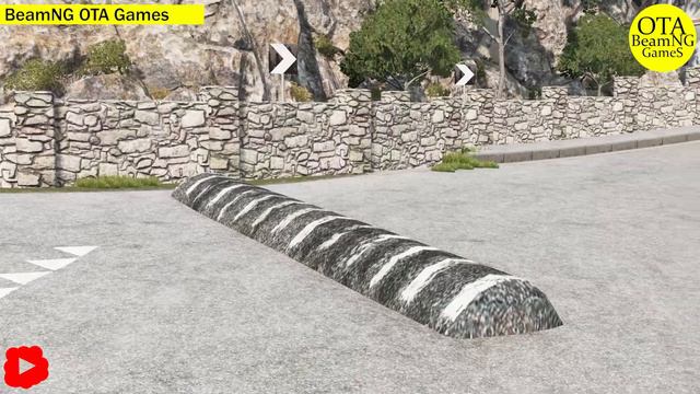 Cars vs Massive MAGIC COLOR Speed Bumps BeamNG.Drive BeamNG OTA Games # 075 смотреть онлайн