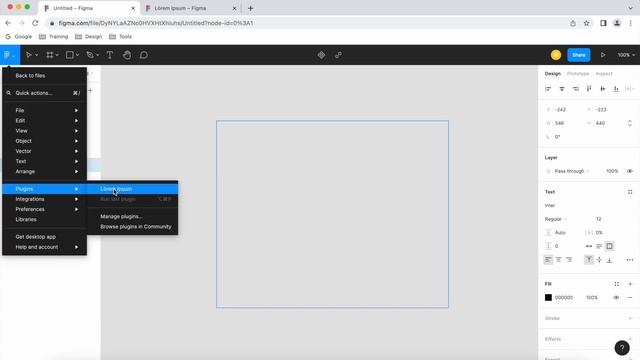 Using plugins - Figma Essentials Course UX/UI Design смотреть онлайн