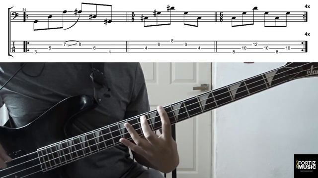 Death-Spirit Crusher Bass Lesson with On-Screen Tabs смотреть онлайн