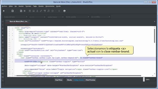 03.1 Tutorial de Bootstrap 4 con Bluegriffon. Logo de marca en la barra de menú. смотреть онлайн