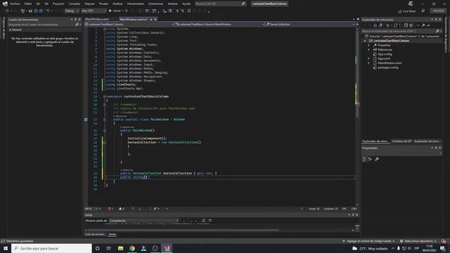 Tutorial C# - WPF | CartesianChart - Basic Column - Live Charts смотреть онлайн